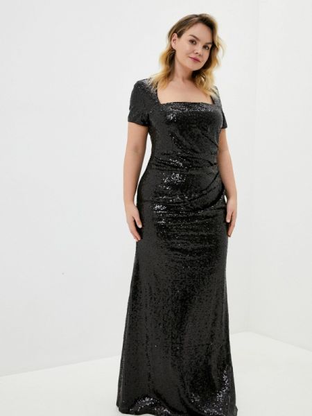 Сукня Goddiva Size Plus, чорне