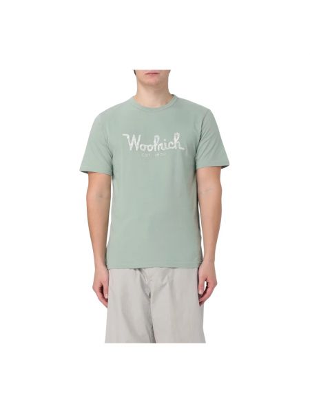 Koszulka Woolrich zielona