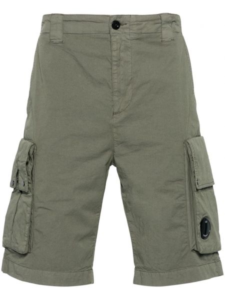 Pamučne kratke hlače kargo C.p. Company zelena
