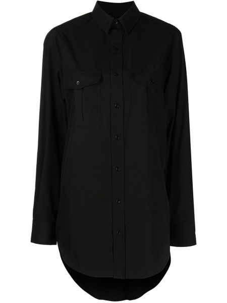 Medvilninė marškiniai Wardrobe.nyc juoda