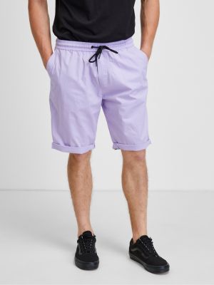 Džínové šortky Tom Tailor fialové