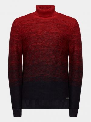 Бордовый свитер Pierre Cardin