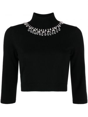 Пуловер с кристали Zimmermann черно