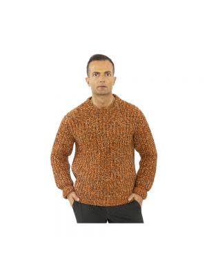 Sweter Zanone brązowy