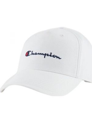 Biała czapka z daszkiem Champion