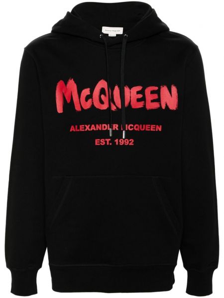 Baskılı pamuk uzun kazak Alexander Mcqueen