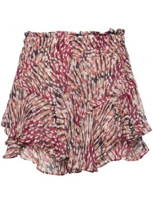 Kratke hlače iz šifona Marant Etoile roza