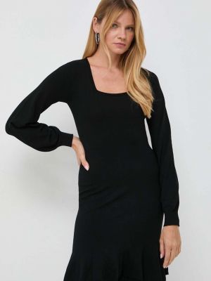 Testhezálló mini ruha Twinset fekete