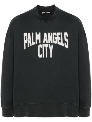 Sweatshirt aus baumwoll Palm Angels grau