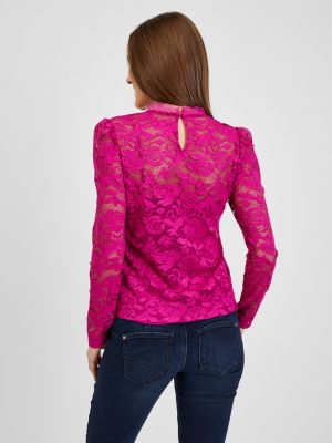 Tricou din dantelă Orsay roz
