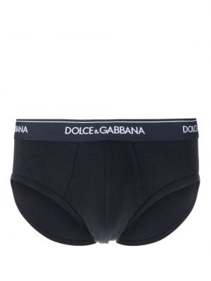 Kokvilnas bokseršorti Dolce & Gabbana zils