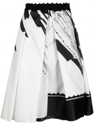 Suknja s printom s apstraktnim uzorkom Gemy Maalouf