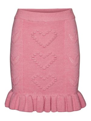 Φούστα mini Vero Moda Collab ροζ
