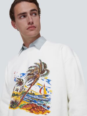 Sweatshirt aus baumwoll mit print Bode weiß