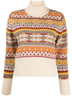 Sweter z nadrukiem Ymc biały