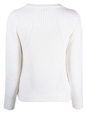Sweter wełniany Zanone biały