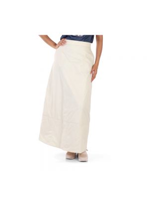 Długa spódnica Emporio Armani biała