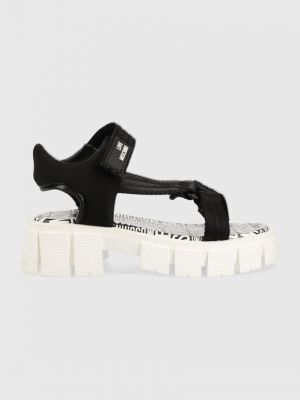 Sandale cu platformă Love Moschino negru