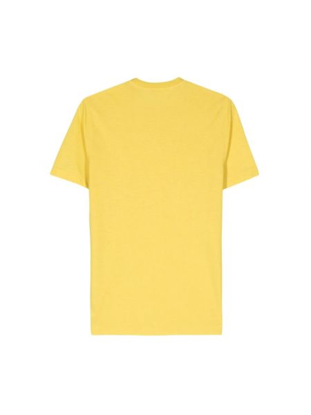 Jersey t-shirt aus baumwoll Zanone gelb