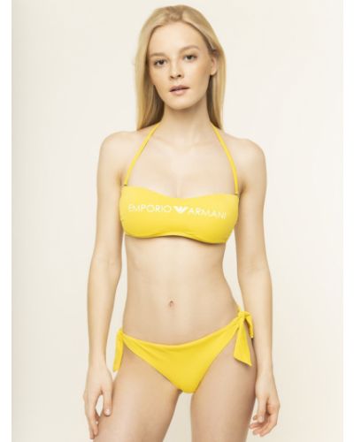 Bikini Emporio Armani, żółty