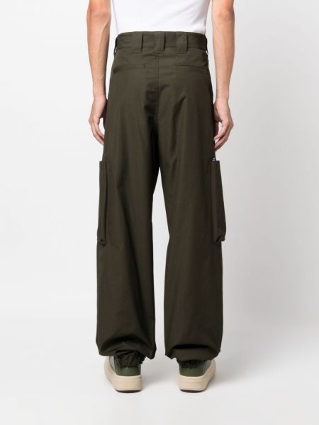 Pantaloni di cotone Msgm verde