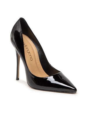 Полуотворени обувки с ток с ток Eva Longoria черно