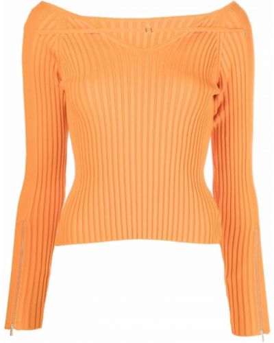 Пуловер Jacquemus оранжево