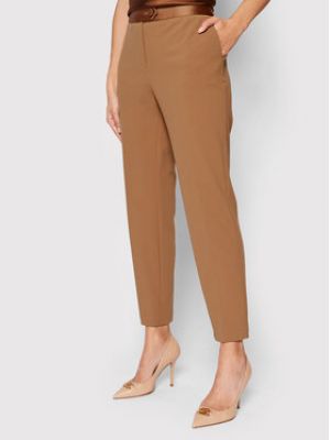 Imperial Pantaloni din material PVN2CDH Maro Slim Fit