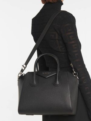 Кожаная сумка Givenchy черная