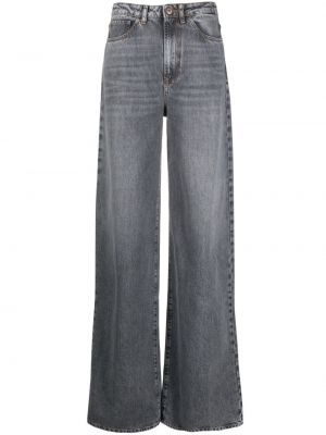 Voľné džínsy s vysokým pásom 3x1