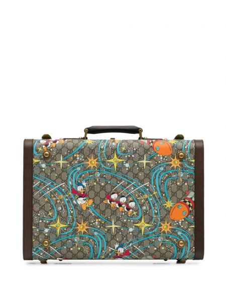 Cestovní taška Gucci Pre-owned hnědá