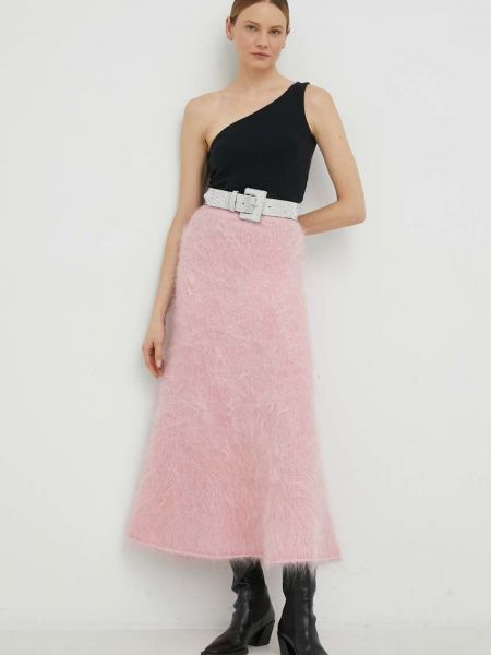 Długa spódnica By Malene Birger różowa
