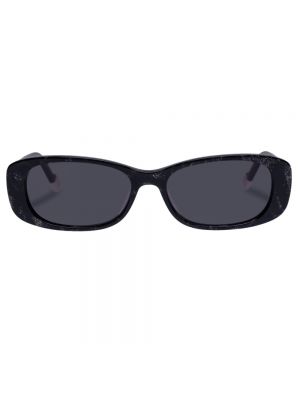 Czarne okulary przeciwsłoneczne Le Specs