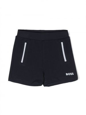 Pantaloncini sportivi con stampa Boss Kidswear blu