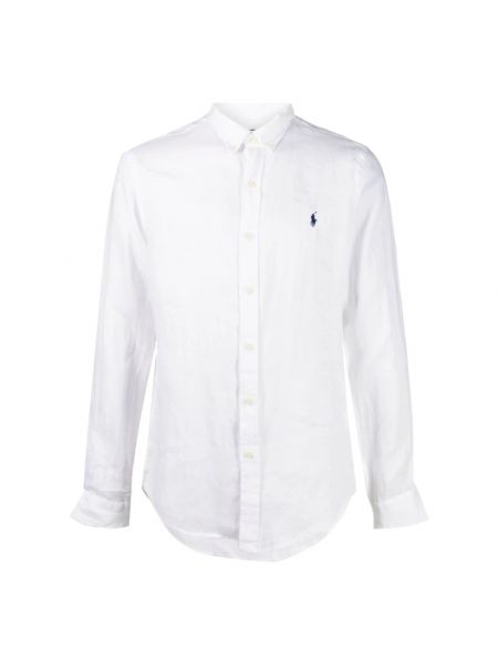 Biała koszula na guziki Ralph Lauren