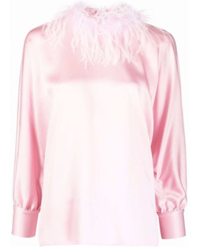 Блуза с пера Styland розово