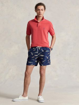 Pantalones cortos vaqueros con estampado Polo Denim Ralph Lauren azul
