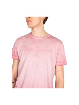 Camiseta manga corta Pepe Jeans rosa
