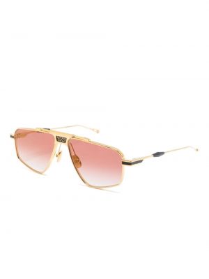 Sonnenbrille mit farbverlauf T Henri Eyewear gold