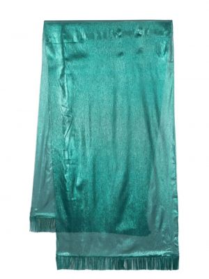 Плисиран копринен шал Maria Lucia Hohan зелено