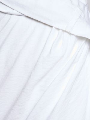 Σατέν φούστα mini Jacquemus λευκό