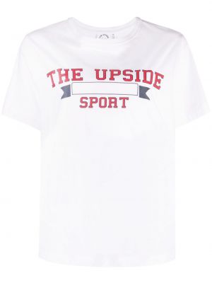 T-shirt con stampa The Upside bianco
