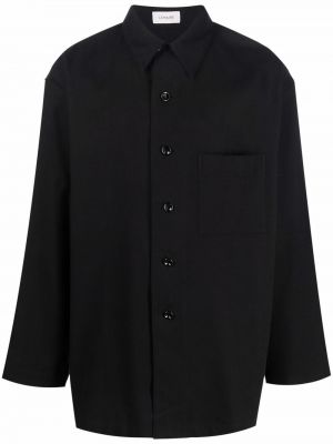 Camisa con botones Lemaire negro