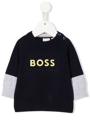Maglione con stampa Boss Kidswear
