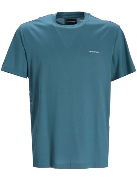 T-krekls ar apdruku Emporio Armani zils
