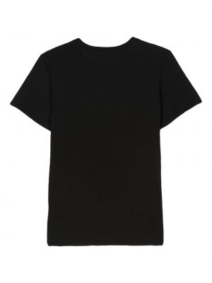 Bavlněné tričko s kulatým výstřihem Nili Lotan černé