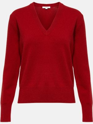 Jersey de lana de cachemir de tela jersey Vince rojo