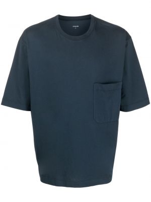 Памучна тениска Lemaire синьо