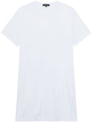 Priehľadné tričko s okrúhlym výstrihom Comme Des Garçons Homme Plus biela