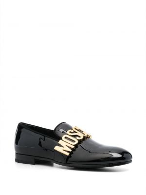 Loafer-kingad Moschino must